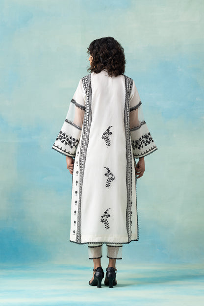 Organza, Pita Work & Maheshwari Kurta Set